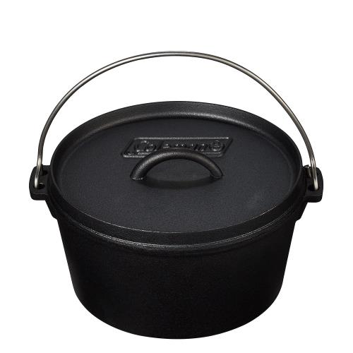 Coleman(コールマン) クッカー ダッチオーブン 10インチ 脚なしタイプ 2000039256 キャンプ アウトドア BBQ バーベキュー シーズニング不要 料理 リフター 収納ケース付き 調理 料理