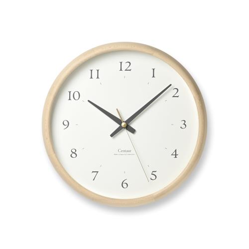 レムノス 掛け時計 セントール クロック 天然色木地 白 26.8？ Centaur Clock PC23-14 WH Lemnos
