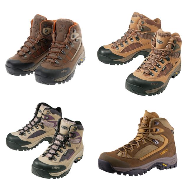 シリオ トレッキングシューズ ゴアテックス ハイカット メンズ PF302 P.F.302 GORE-TEX SIRIO 登山靴 防水シューズ 幅：3Eプラス