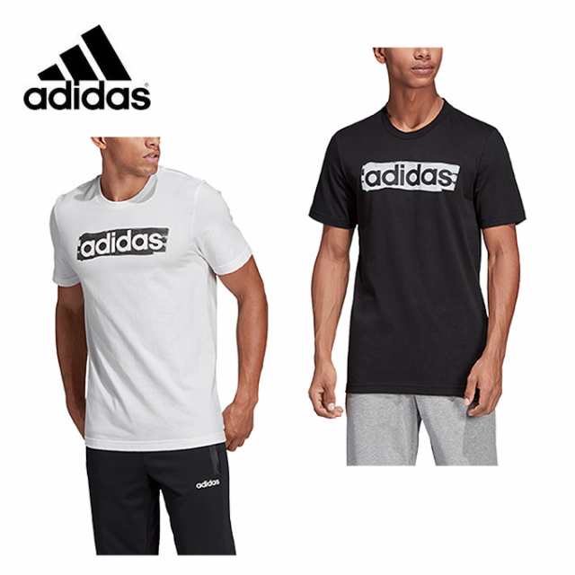 アディダス Adidas Tシャツ メンズ 半袖 Core コア リニア