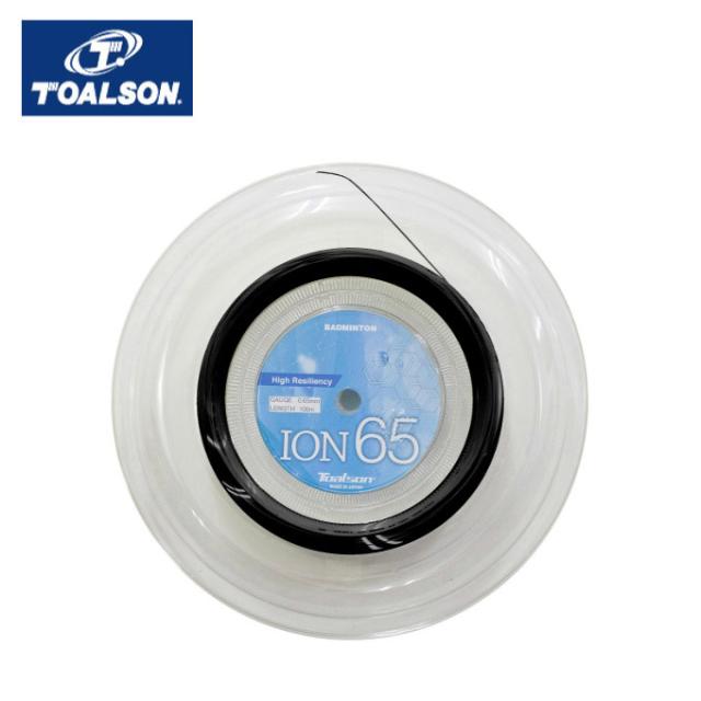 【メール便送料無料】トアルソン TOALSON バドミントンガット イオン65ロール 100M 8416514
