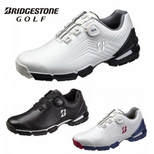 ブリヂストンゴルフ BRIDGESTONE GOLF ゴルフシューズ スパイクレス メンズ ゼロ・スパイク バイター ツアー SHG100 odの通販は