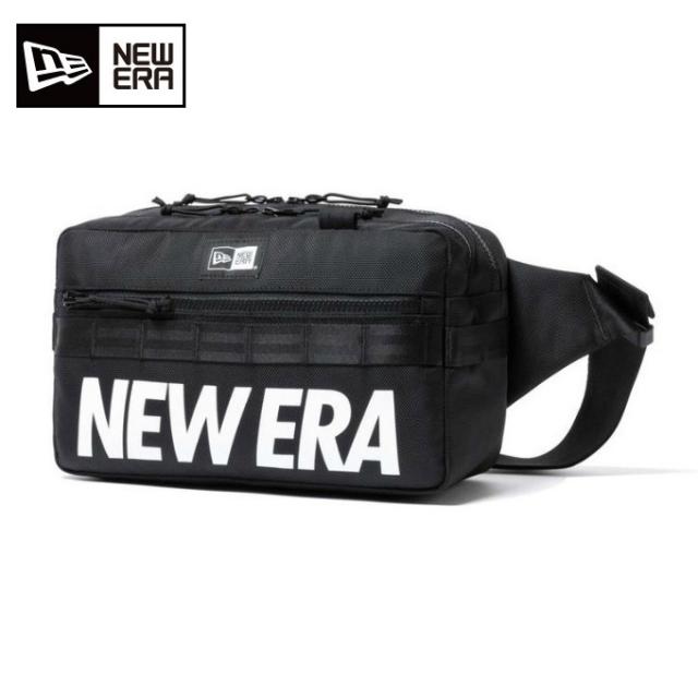 ニューエラ NEW ERA ウエストバッグ メンズ レディース スクエア ウエストバッグ 7L プリントロゴ ブラック 12854720 odの通販は 5,478円