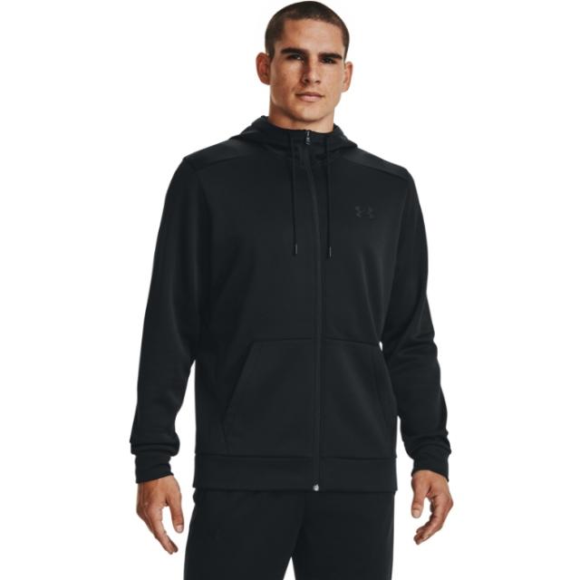 アンダーアーマー スウェットジャケット UA ARMOUR FLEECE FZ HOODIE UA アーマーフリース フルジップ フーディー 1373357-001 UNDER ARMOUR
