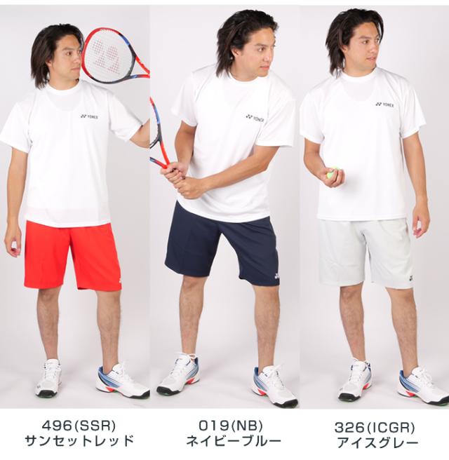 YONEX 赤シャツと白ショートパンツセット YONEX 赤シャツと白ショートパンツセット（ウィメンズショート