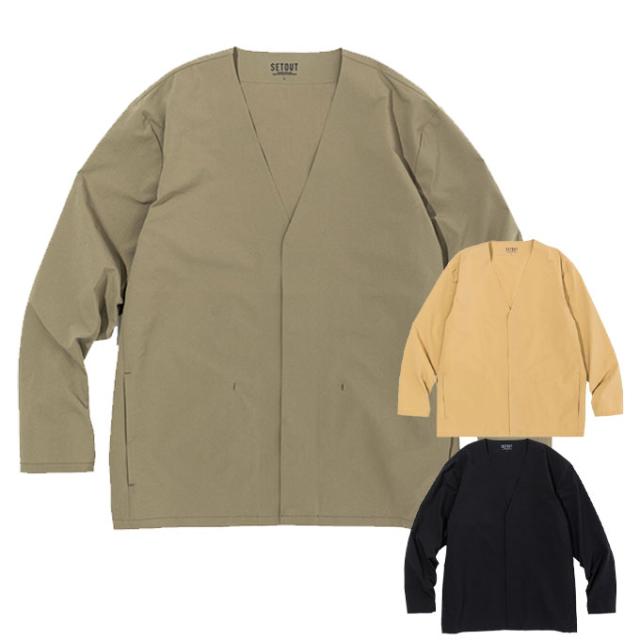 セトアウト カーディガン メンズ ナチュラルテック カーディガン SO171131A04 SETOUT odの通販は 5,121円