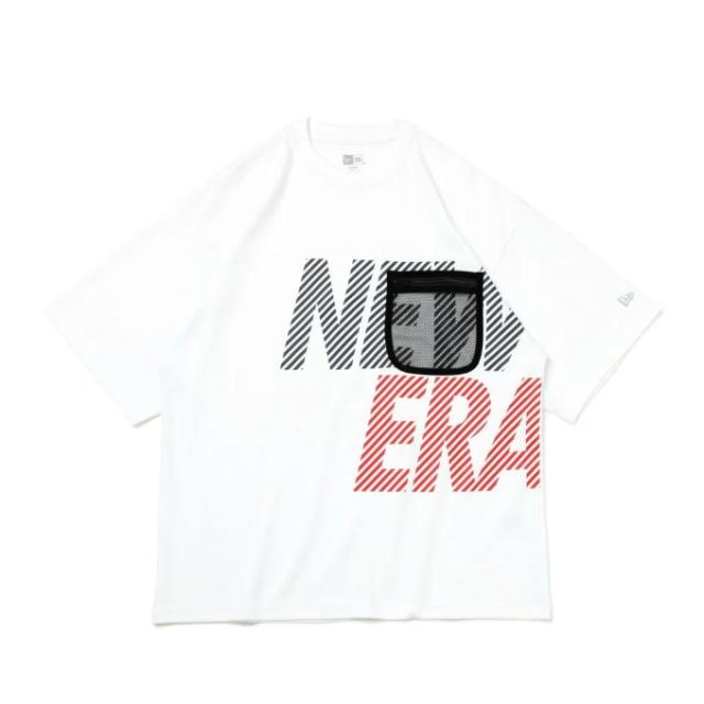 ニューエラ NEW ERA Tシャツ 半袖 メンズ レディース オーバーサイズド パフォーマンス Tシャツ Mesh Pocket  14121974 【メール便可】 odの通販は