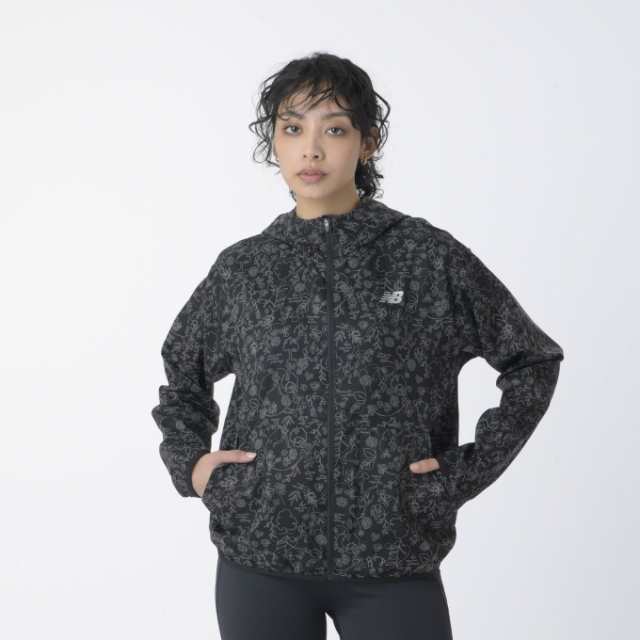 ニューバランス ウインドブレーカー ジャケット レディース スペシャルエディションジャケット AWJ4109Y BK new balance runの通販は