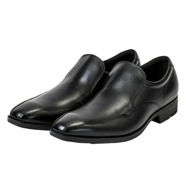テクシーリュクス texcy luxe ビジネスシューズ メンズ FlexibleDress フレキシブルドレス バンプスリッポン ブラック TU-7011 BK  runの通販は