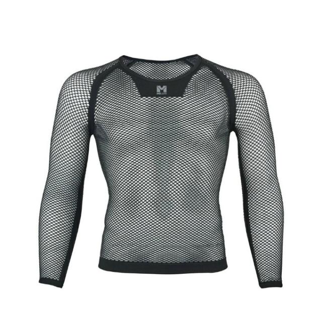 ミレー MILLET アンダーウェア 長袖 メンズ ドライナミック メッシュ 3/4 スリーブ クルー MIV01356 N0247  【メール便可】 odの通販は 5,914円