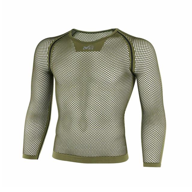 ミレー MILLET アンダーウェア 長袖 メンズ ドライナミック メッシュ 3/4 スリーブ クルー MIV01356 N8781