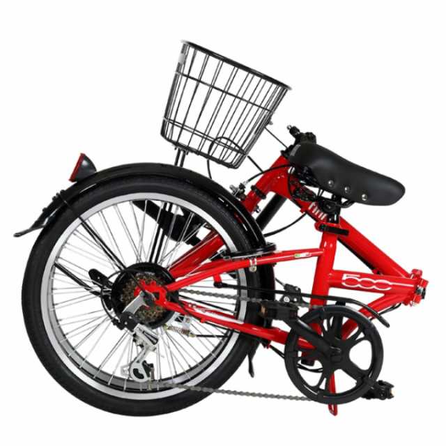 完全組み立て】 フィアット 折りたたみ自転車 20インチ 12231