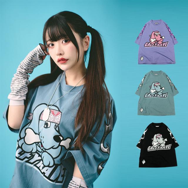 ガルフィー メンズ レディース 半袖 Tシャツ SUPER　DOG　Tee 大きいサイズ カジュアル ゆったり ガルフィ 男女兼用 ユニセックス GALFY od ‥ GALFY tシャツ 「GALFY/ガルフィー」SUPER DOG Tee メンズ