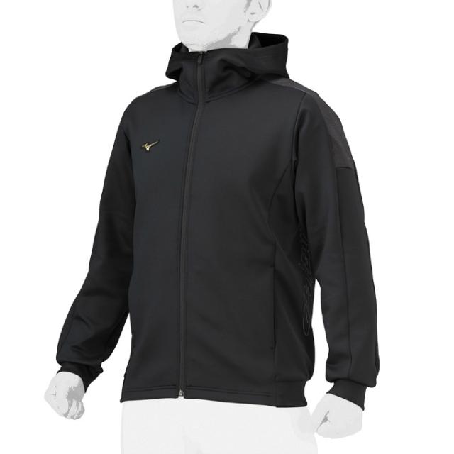 ミズノ 野球 スウェットパーカー メンズ ストレッチスウェットフーディ 12JEBK7909 MIZUNO bb