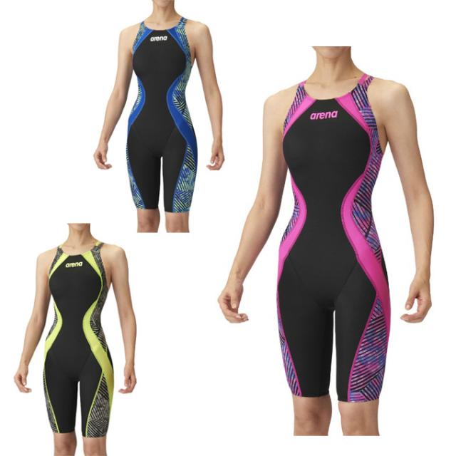 アリーナ arena FINA承認 競泳水着 レディース レーシングワンピーススパッツ オープンバック ハーフレッグ AS4FRC23W 【メール便可】 od