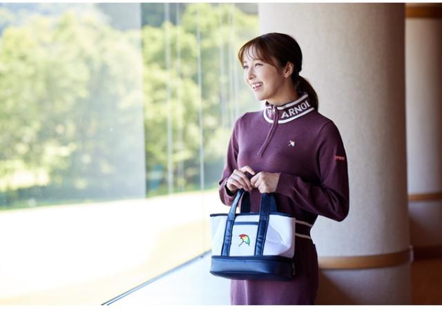 アーノルドパーマー ゴルフウェア ワンピース レディース ニット