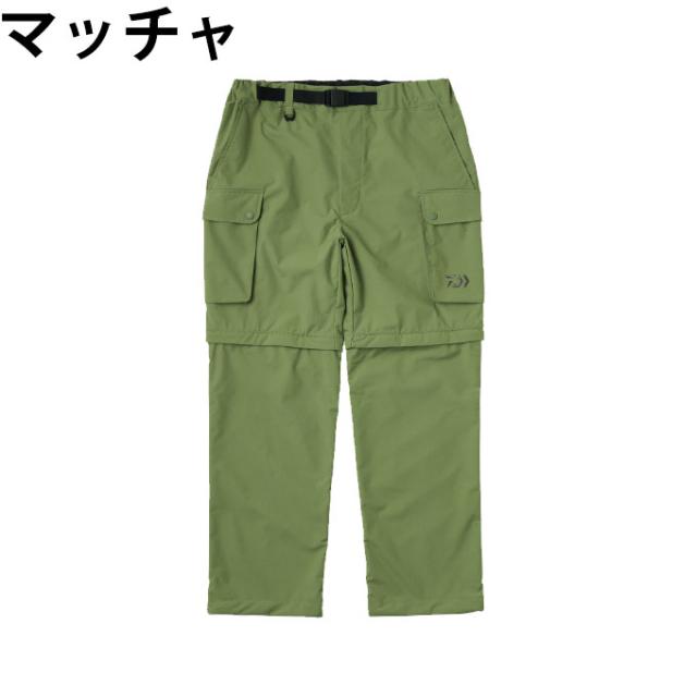 ダイワ デタッチャブルフィッシングパンツ DETACHABLE FISHING PANTS メンズ ショートパンツ変形 撥水 ベルト付 春夏 DP-2725 od ‥_1