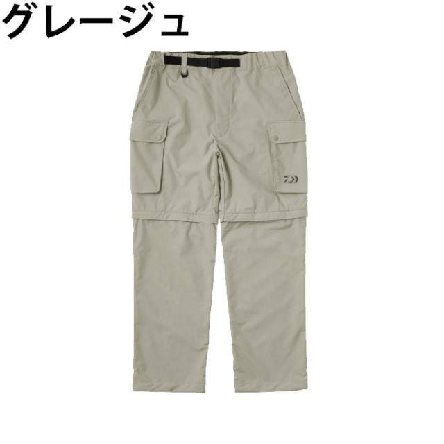 ダイワ デタッチャブルフィッシングパンツ DETACHABLE FISHING PANTS メンズ ショートパンツ変形 撥水 ベルト付 春夏 DP-2725 od ‥_2