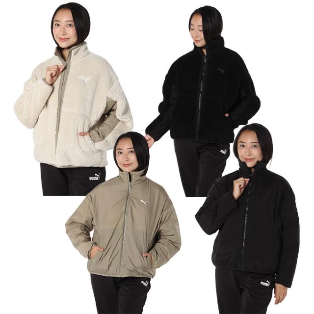 プーマ アウタージャケット レディース リバーシブル シェルパ ウーブン JK 629121 PUMA od