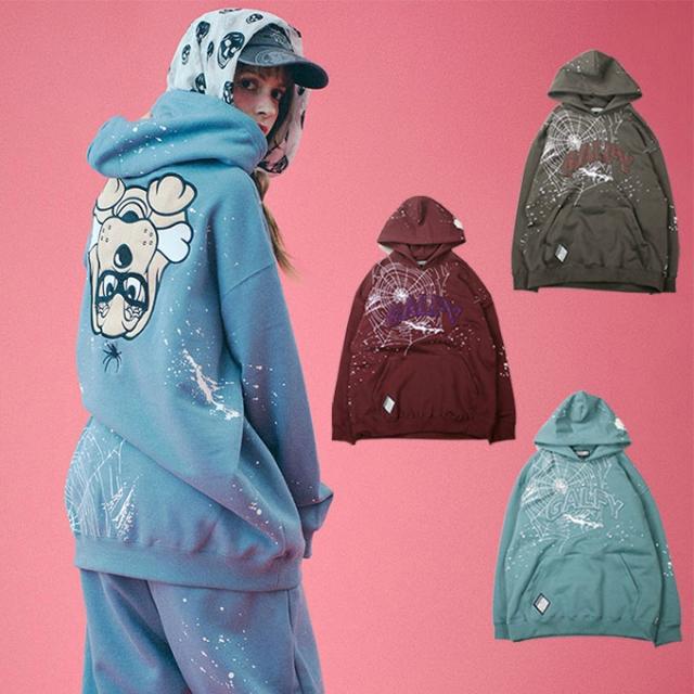 ガルフィー メンズ レディース パーカー スパイダー犬フーディー 大きいサイズ カジュアル ゆったり スウェット 男女兼用 GALFY od ‥ 10,278円