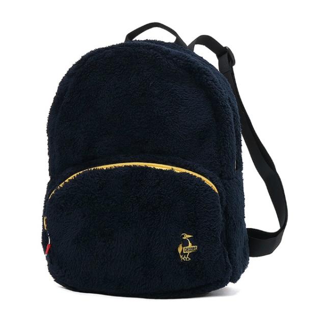 チャムス CHUMS バックパック メンズ レディース ジュニア エルモフリースデイパック Elmo Fleece Day Pack CH60-3829 Navy/Gray odの通販は