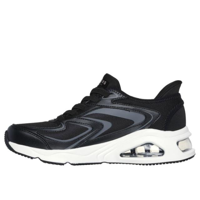 スケッチャーズ SKECHERS ウォーキングシューズ レディース スリップインズ トレスエア ウノ EZグライド 177408-BLK run_3