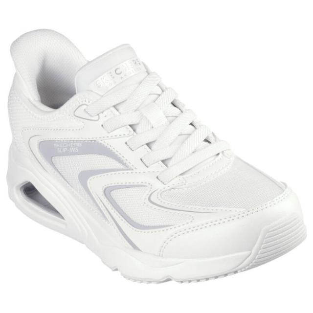 スケッチャーズ SKECHERS ウォーキングシューズ レディース スリップインズ トレスエア ウノ EZグライド 177408-WHT run_4