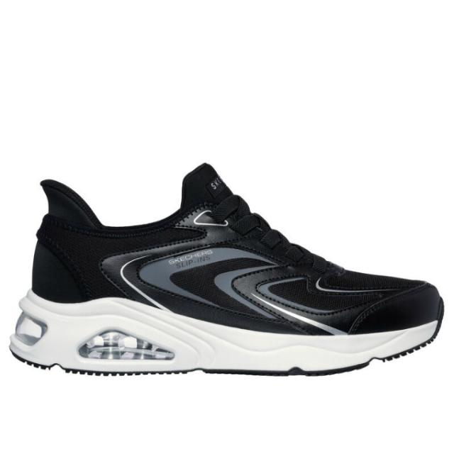 スケッチャーズ SKECHERS ウォーキングシューズ メンズ スリップインズ トレスエア ウノ ビジョンエアリー 183083-BLK run