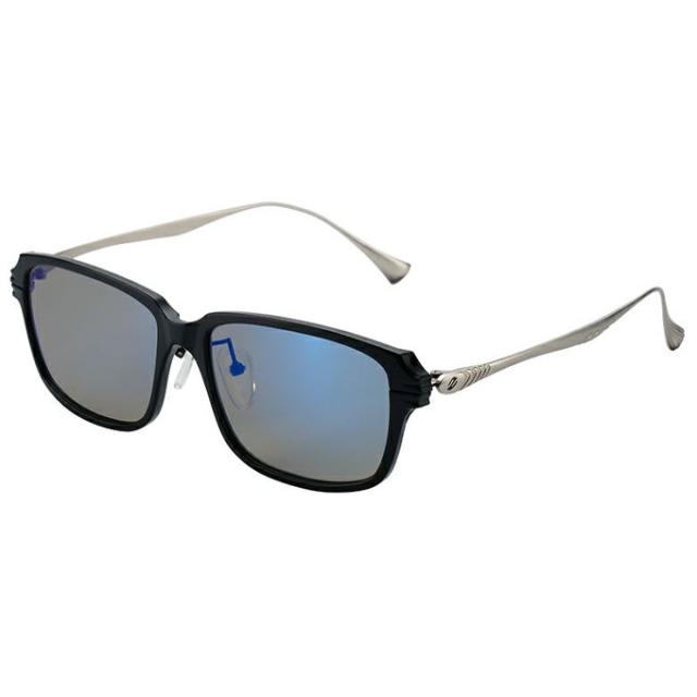 ゼクー(ZEQUE) サングラス ジェイク JAKE MATTE BLACK/ SILVER TRUEVIEW SPORTS/ BLUE MIRROR  F-2202    od‥