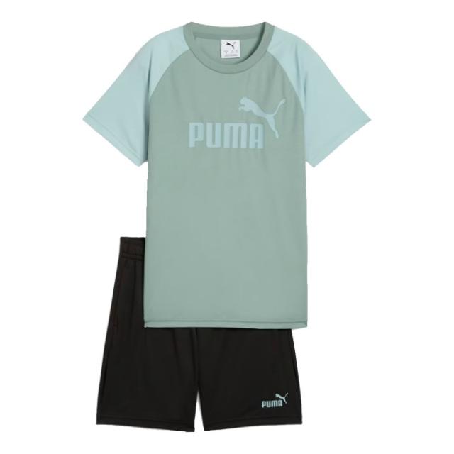 【メール便送料無料】プーマ Tシャツ 上下セット ジュニア ボーイズ ESS NO. 1 ロゴ ポリ 半袖 Tシャツ & ショーツ 687868-30 PUMA