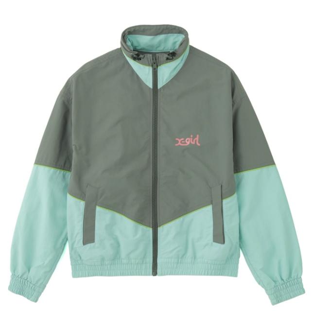 エックスガール X-girl ウインドブレーカー ジャケット レディース ワッシャーナイロンWBKジャケット 155251021001_7