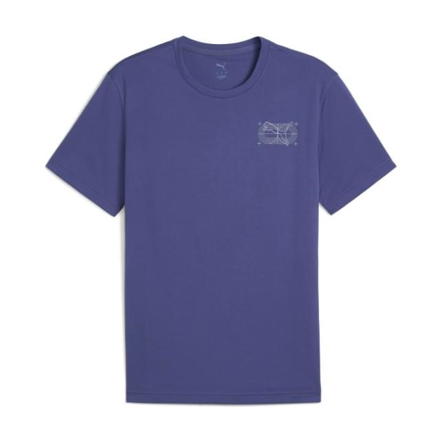 【メール便送料無料】プーマ ランニングウェア Tシャツ 半袖 メンズ グラフィックスケルトン RUN半袖T 527875 46 PUMA 