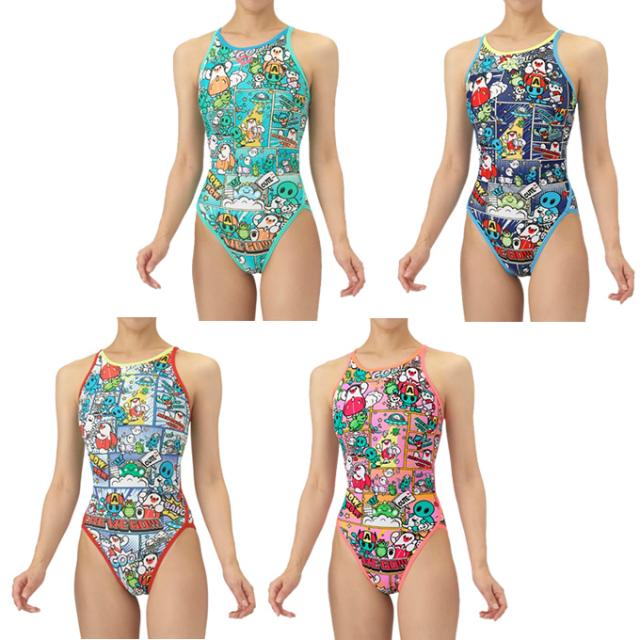 アリーナ(arena) トレーニング水着 レディース トレーニングワンピース アリーナ君 AS5FWM13L od