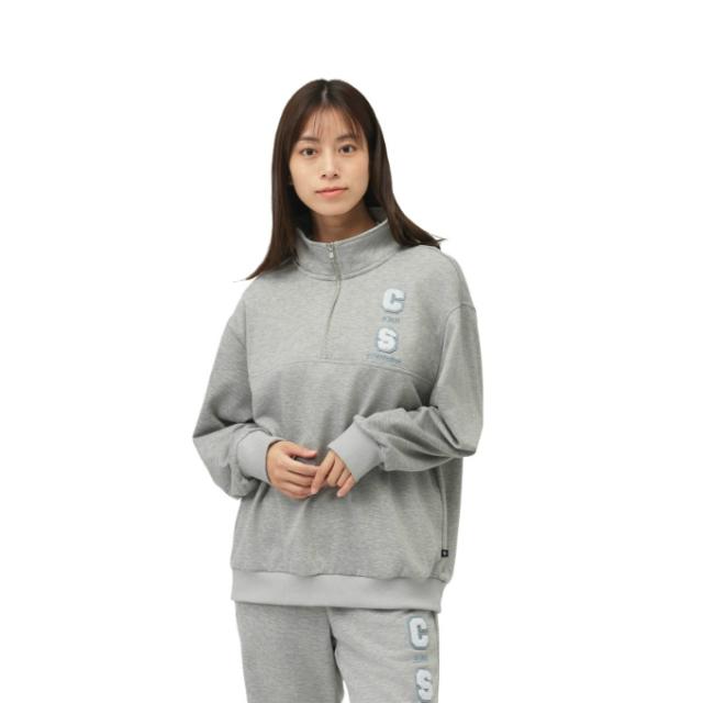 コンバース(CONVERSE) スウェットトレーナー レディース シェニール裏毛ハーフジップスウェット 42200290 od