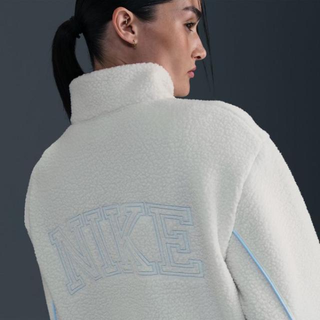 ナイキ(NIKE) アウタージャケット レディース NSW LOGO シェルパ FZJK