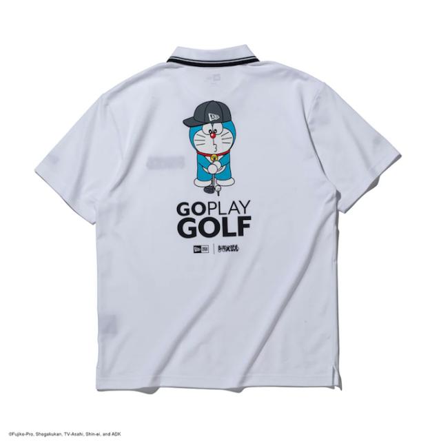 ニューエラ ゴルフウェア 鹿の子 ポロシャツ ドラえもん GO PLAY GOLF ホワイト 14935370 【国内正規品】【2026年春夏モデル】_1