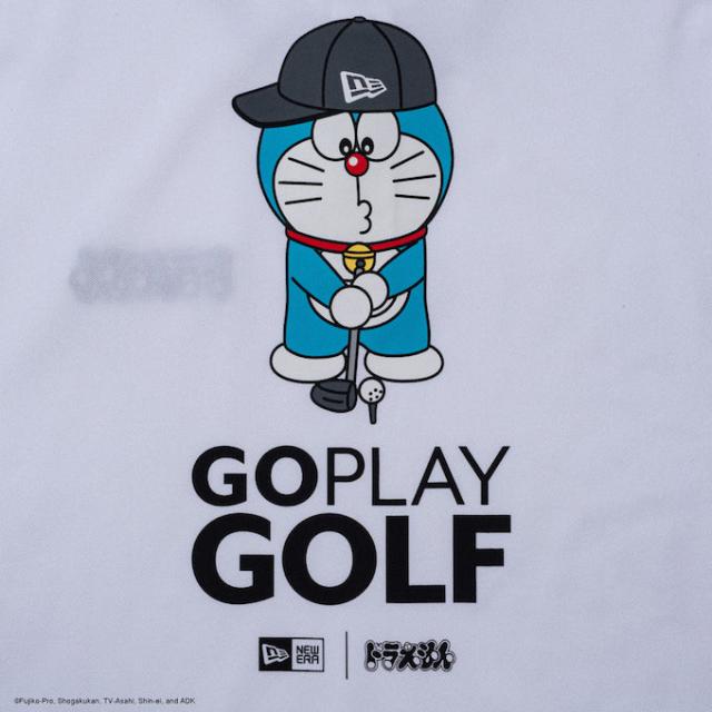 ニューエラ ゴルフウェア 鹿の子 ポロシャツ ドラえもん GO PLAY GOLF ホワイト 14935370 【国内正規品】【2026年春夏モデル】_3