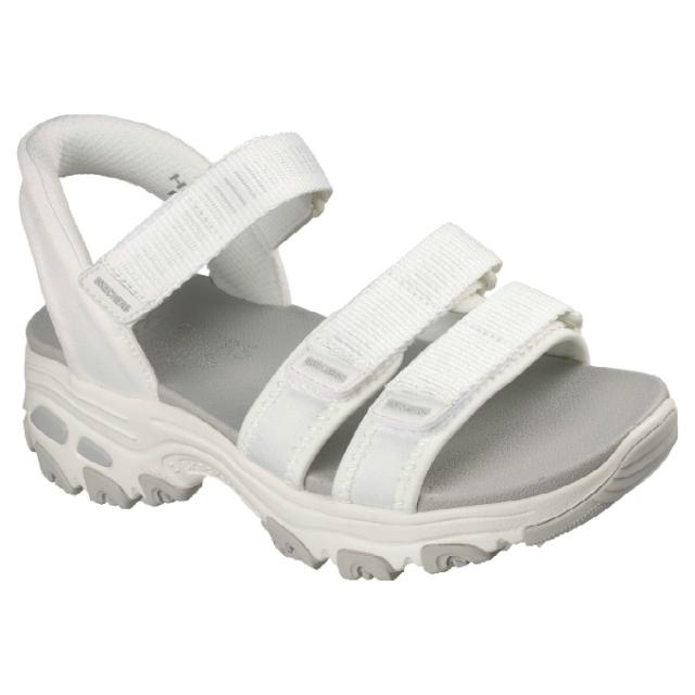 スケッチャーズ SKECHERS ストラップサンダル レディース SLPディーライツサンダル 163651-WHT run 5,893円