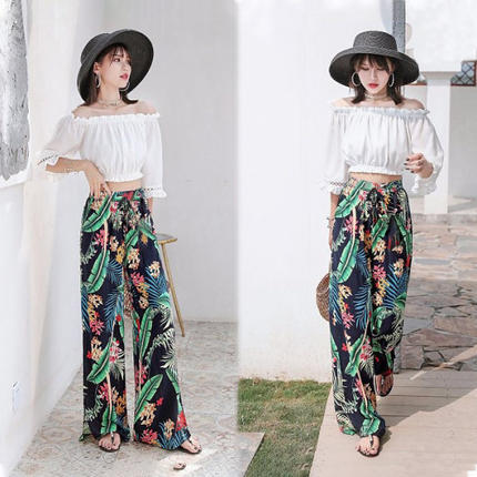 ボトムス レディース パンツ ワイドパンツ ロング ロング丈 セミフレア スリット ハイウエスト 綿 かわいい 大人可愛い シンプル カジュアル おしゃれ かっこいい アジアン エスニック エキゾチック 大人可愛い 大人女子 こなれ感 ラフ 個性的 S M L XL 2XL 3XL 赤 レッド 緑の通販は 5,899円