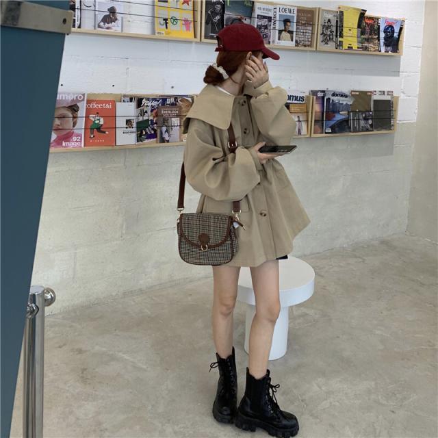 アウター レディース ジャケット 上着 袖あり ボリューム袖 ポリエステル かわいい 大人可愛い シンプル カジュアル おしゃれ お洒落 かっこいい レトロ 大人可愛い 大人女子 ラフ ボーイッシュ 個性的 S M L XL ベージュ 無地 春 秋 2021 20代 30代 オフィス ビジネス OLの通販は