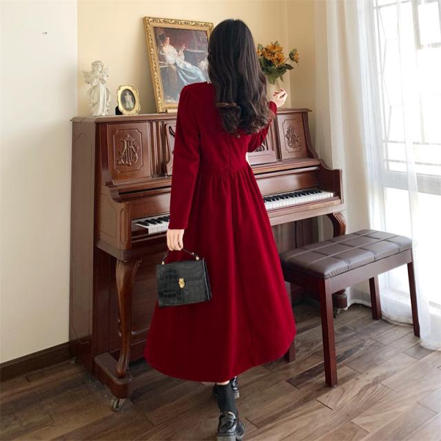 レッドカラーブラック ロングワンピースドレス ワンピース ロング丈 お出かけ 新作 長袖 スクエアネック フレア Aライン リボン ベルベット かわいい 大人可愛い きれいめ 大人 上品 おしゃれ かっこいい レトロ 大人可愛い 大人女子 ラブリー キュート 主役級 存在感の通販は レッドカラーブラック ロングワンピースドレス ワンピース ロング丈 お出かけ 新作 長袖 スクエアネック フレア Aライン リボン ベルベット かわいい 大人可愛い きれいめ 大人 上品 おしゃれ かっこいい レトロ 大人可愛い 大人女子 ラブリー キュート 主役級 存在感の通販は