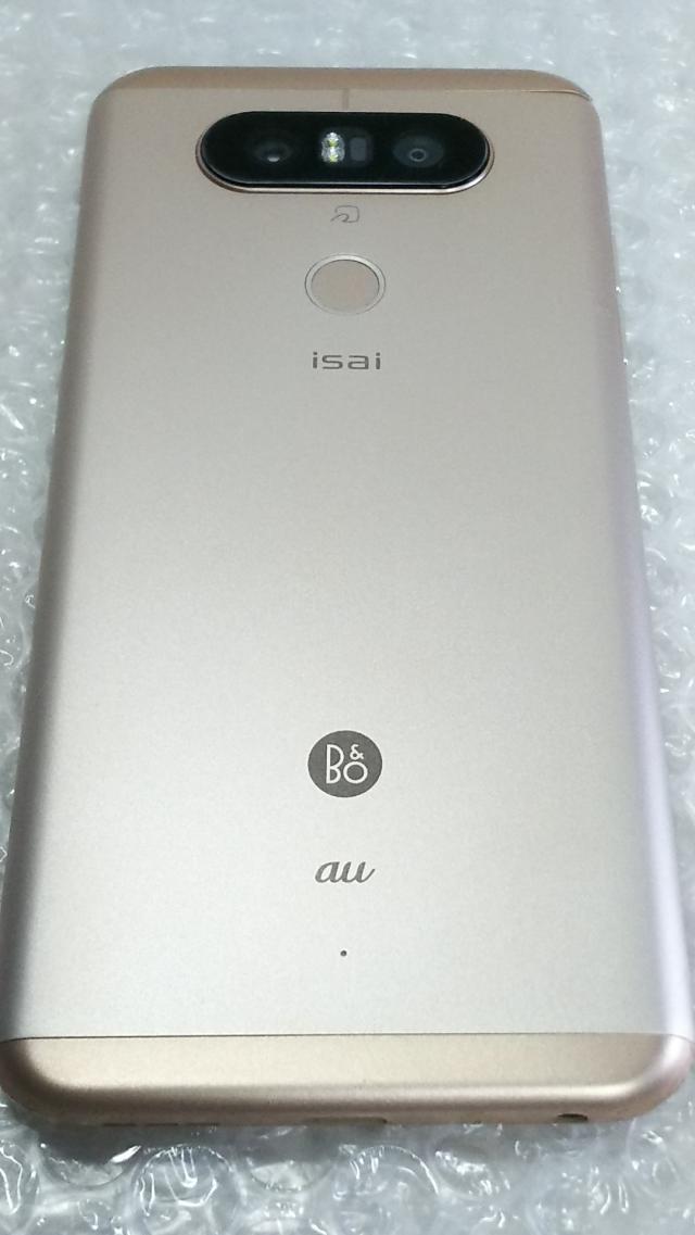 Lgv34 ゴールド Isai Beat Simロック解除品