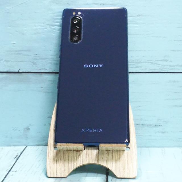 Xperia5 au SOV41 ブルー 良品】SIMロック解除済み SIMフリー au SOV41