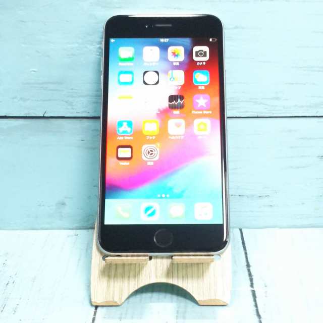 【送料無料】au iPhone6Plus 16GB スペースグレー 本体 白ロム 060374の通販は