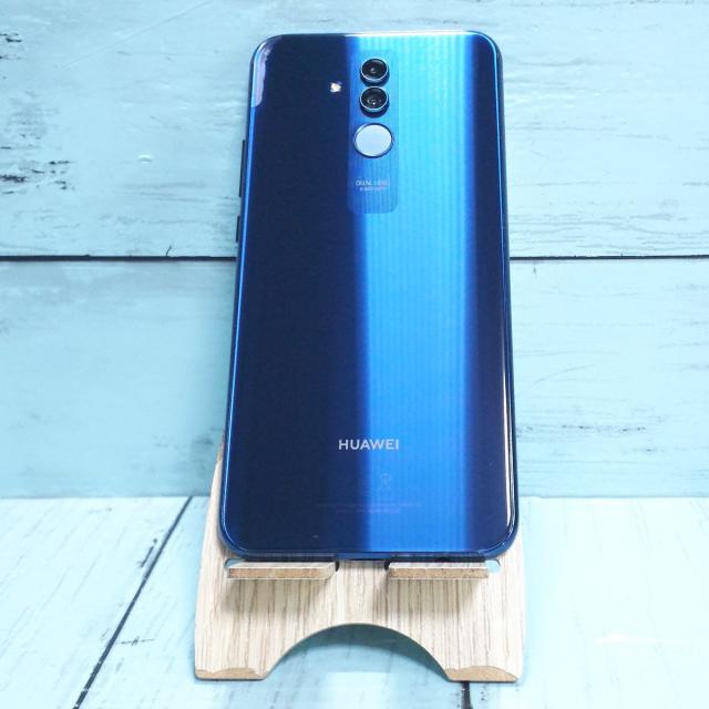 送料無料】HUAWEI Mate 20 lite サファイアブルー SNE-LX2 本体 白ロム 