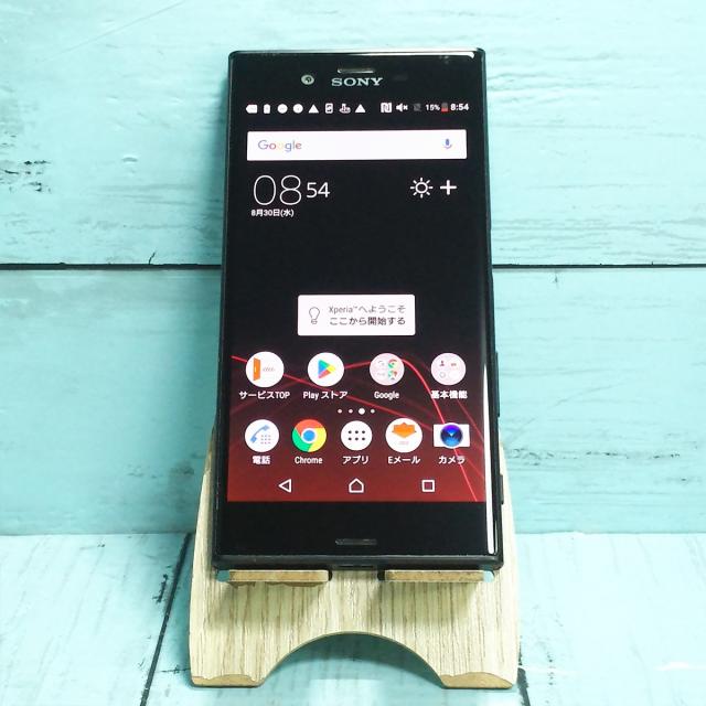 【送料無料】SONY Xperia XZs SOV35 au ブラック 本体 白ロム SIMロック解除済み SIMフリー 168660の通販は 7,022円