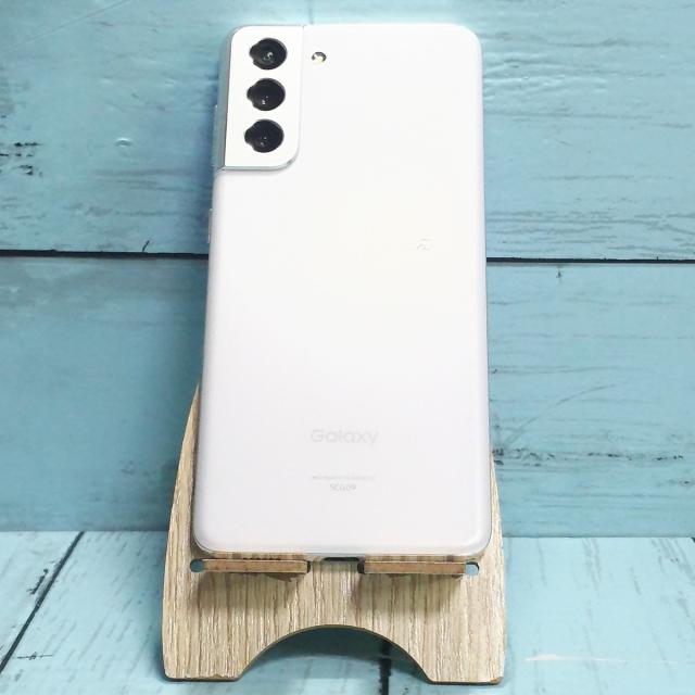 【美品・送料無料】au Galaxy S21 5G SCG09 ファントムホワイト 本体 白ロム SIMロック解除済み SIMフリー 615272_1