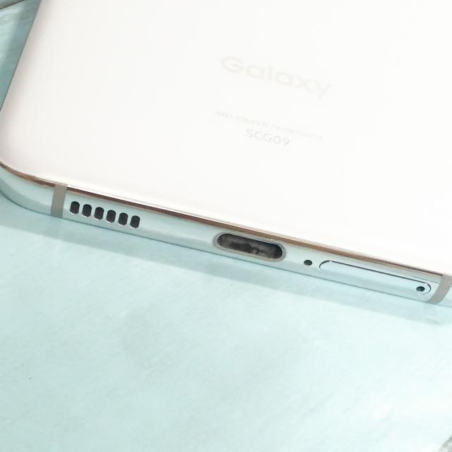 【美品・送料無料】au Galaxy S21 5G SCG09 ファントムホワイト 本体 白ロム SIMロック解除済み SIMフリー 615272_4