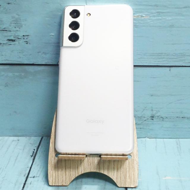【美品・送料無料】au Galaxy S21 5G SCG09 ファントムホワイト 本体 白ロム SIMロック解除済み SIMフリー 956635_1
