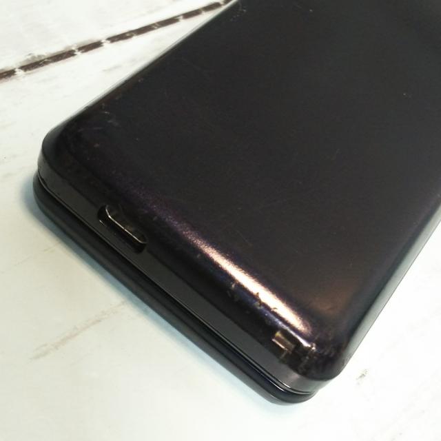 【送料無料】docomo SH-02L AQUOS SHARP ケータイ ブラック 本体 白ロム SIMロック解除済み SIMフリー 391789